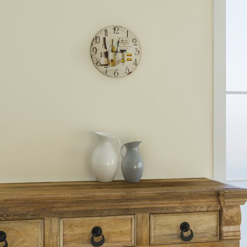 Wayfair Kitchen Clocks   Kitchen Cleo No Frame Wall Clock 